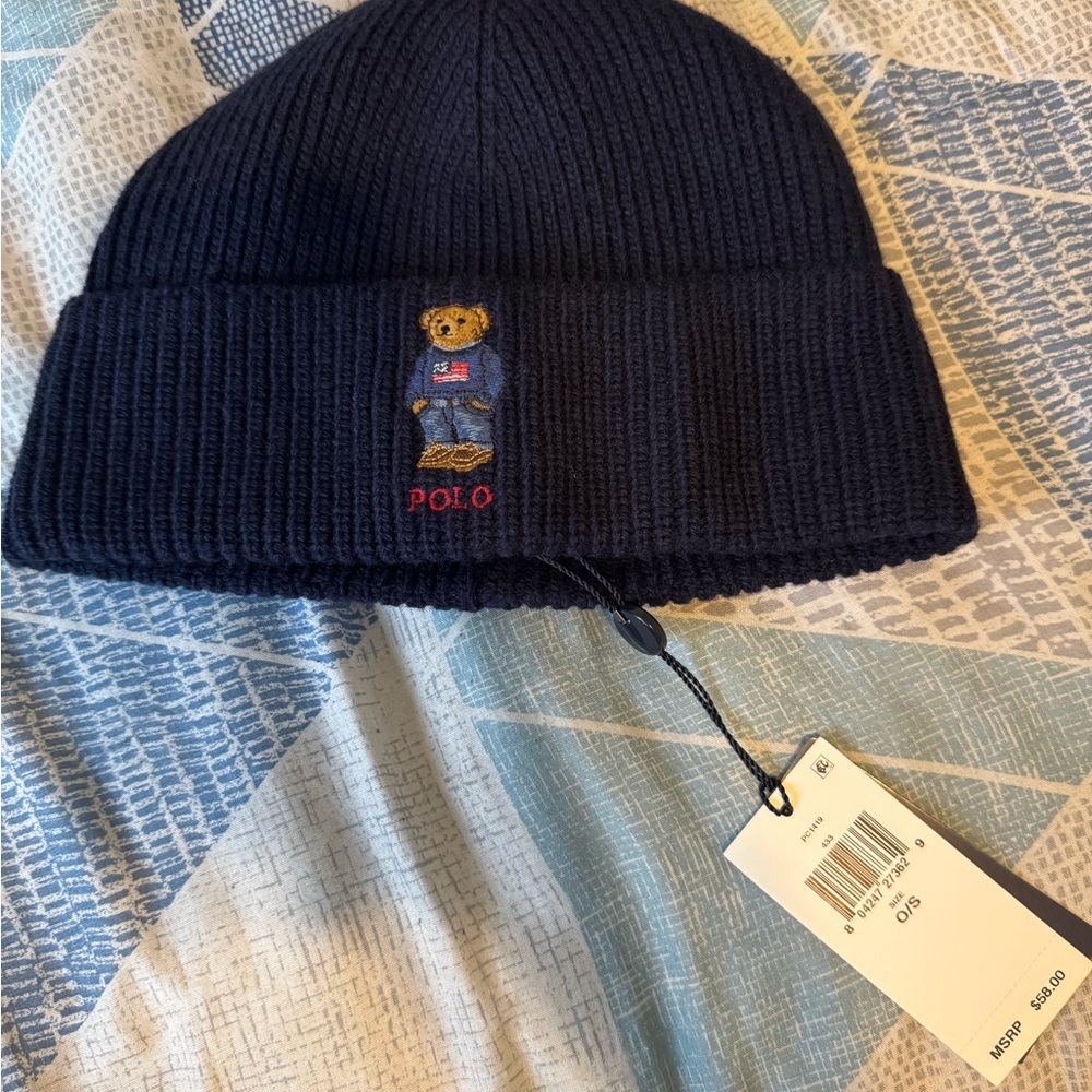 Polo by Ralph Lauren Navy Beanie